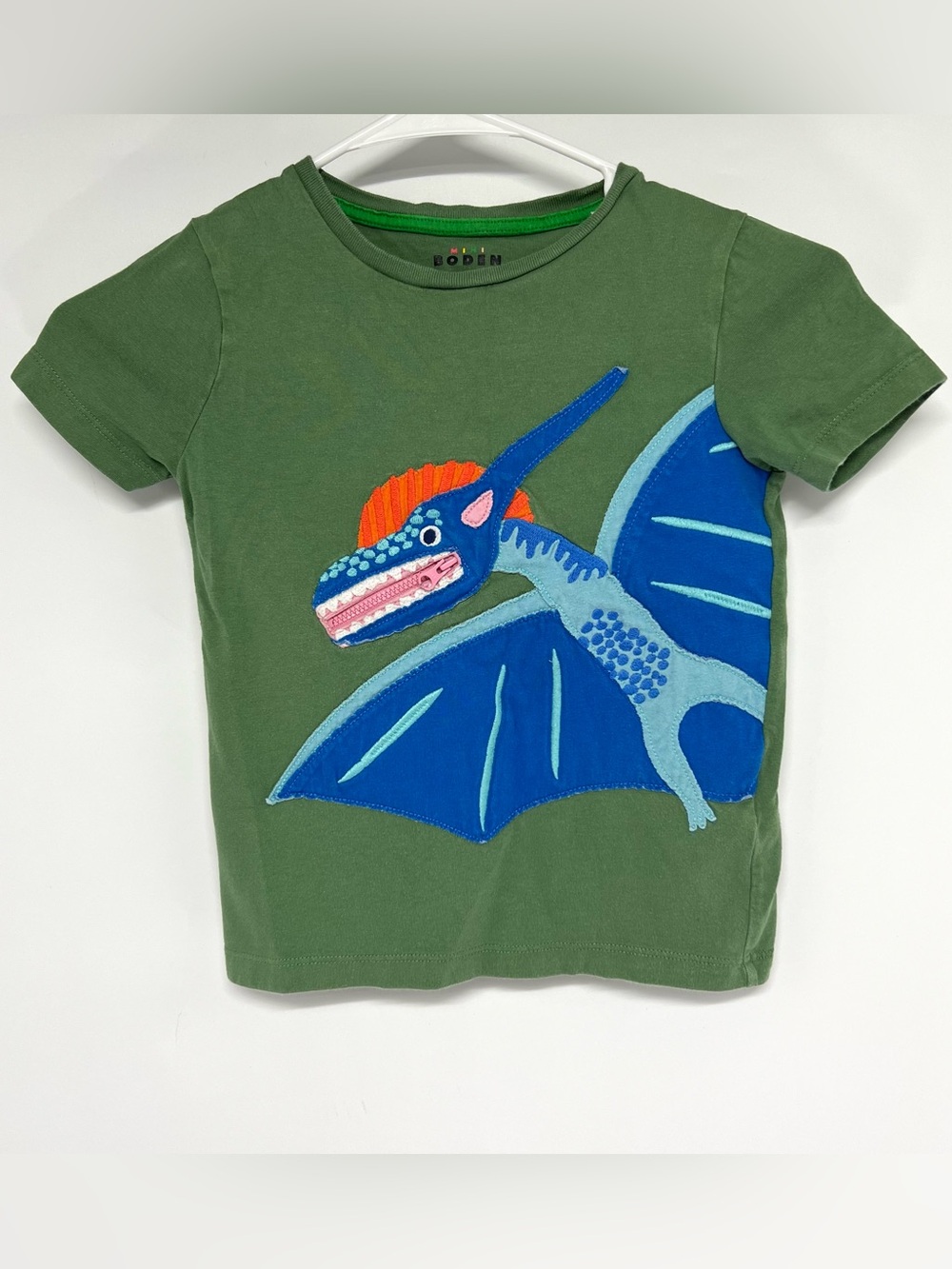 Mini Boden boys zip pocket t shirt 4-5 years